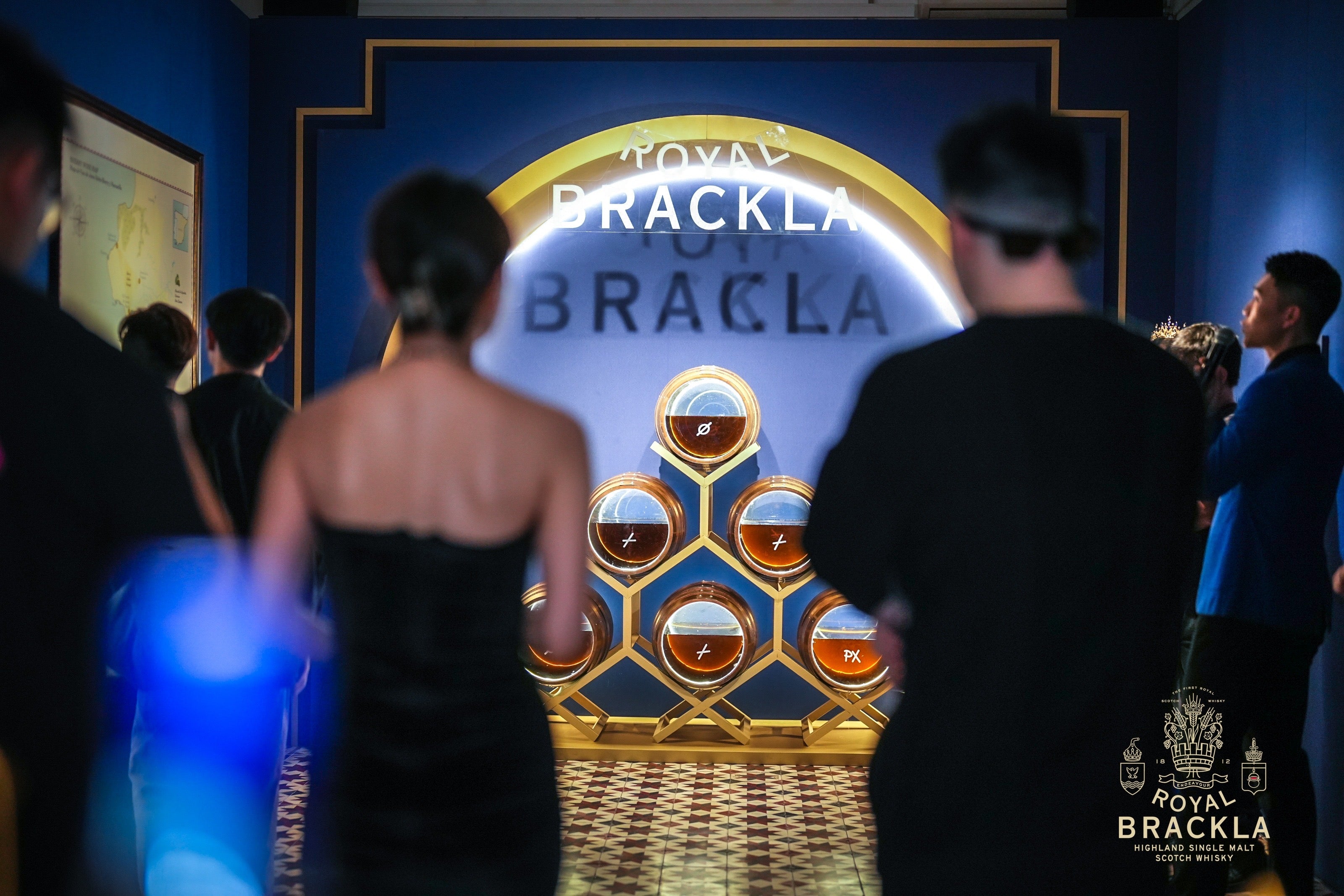 set up of the royal brackla event