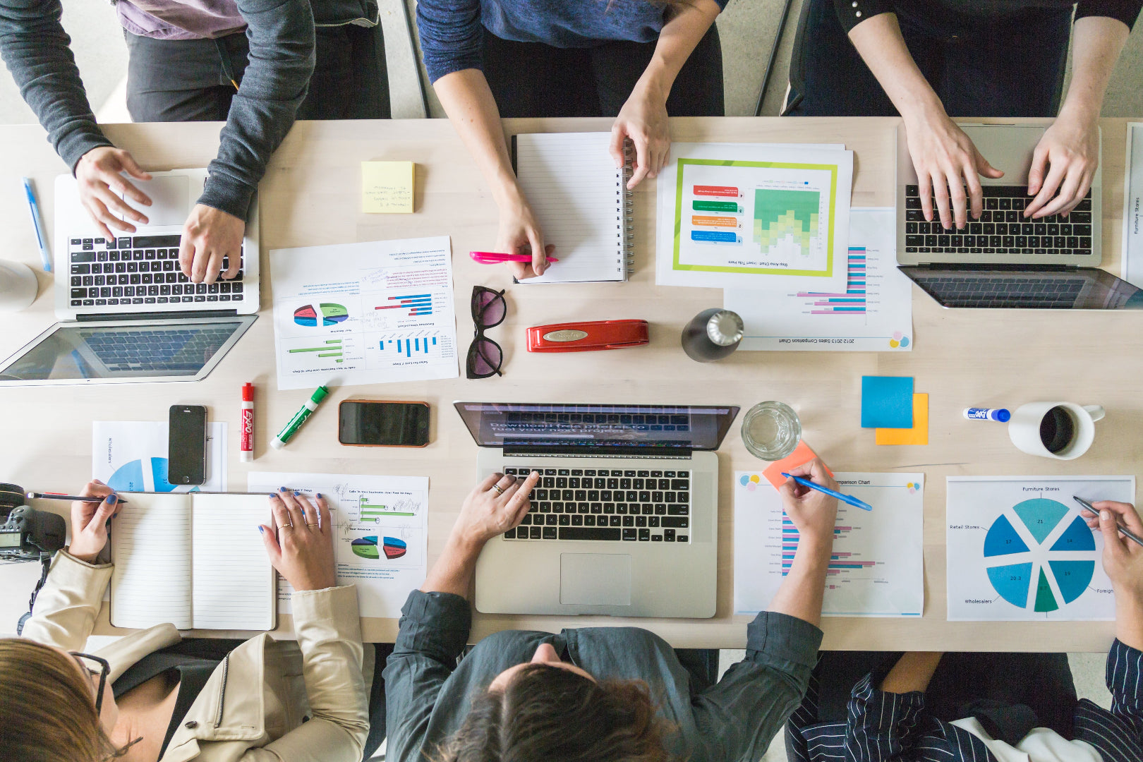 image of a group of colleagues having meeting together